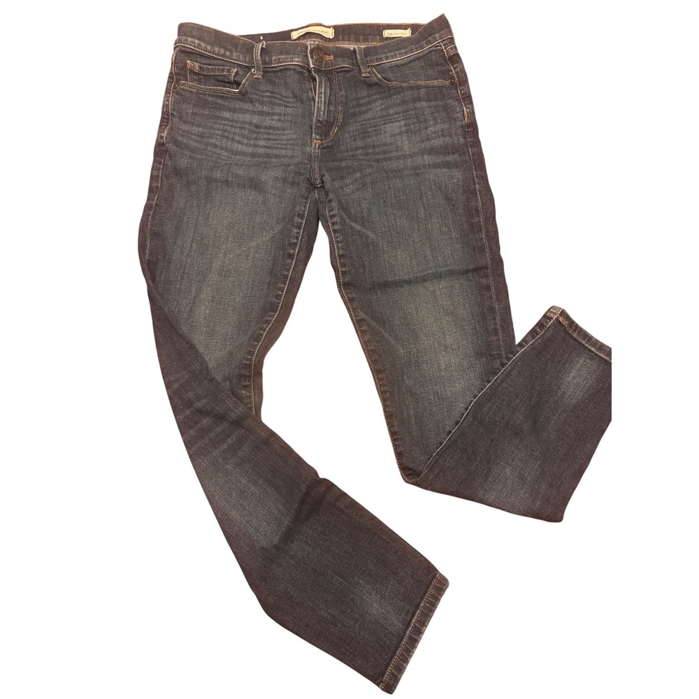 Banana Republic 28 Skinny Ankle Jeans Dark Wash Stretch Denim Women's Aesthetic
